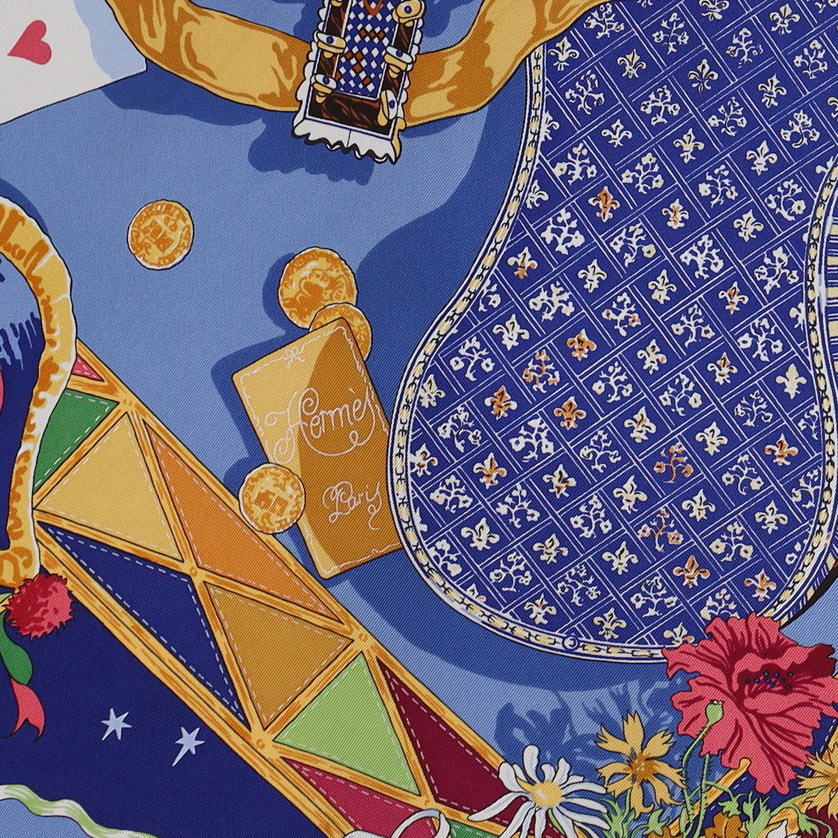 Hermès Au Clair de La Lune Silk Scarf