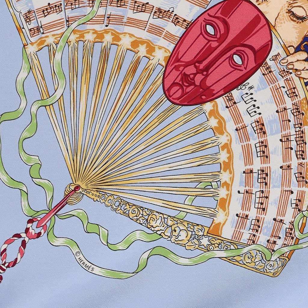 Hermès Au Clair de La Lune Silk Scarf