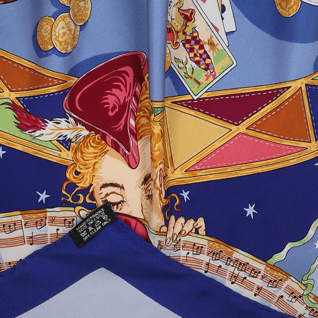 Hermès Au Clair de La Lune Silk Scarf