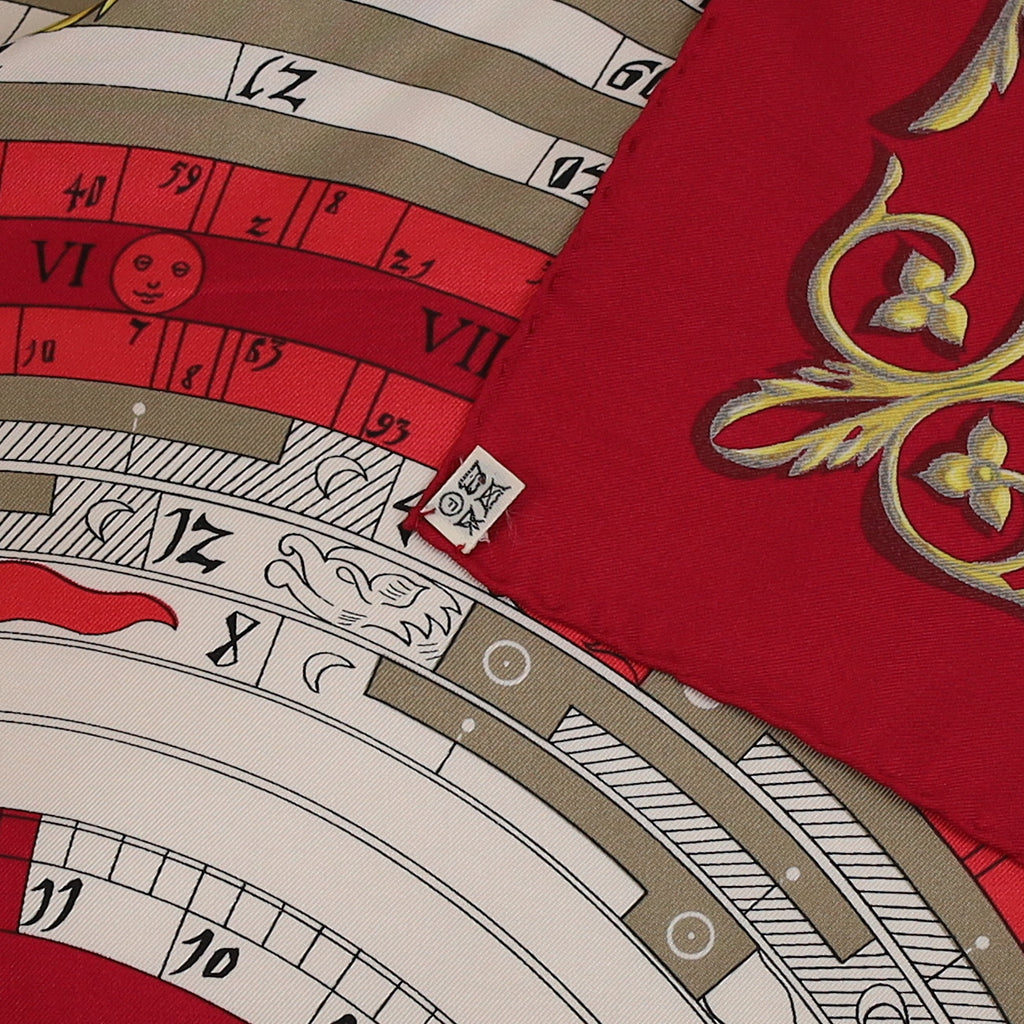 Hermès Dies et Hore Astrologie Silk Scarf
