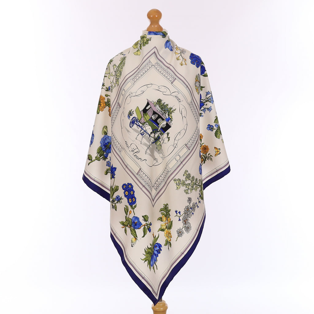 Quai aux Fleurs Hermès Silk Scarf