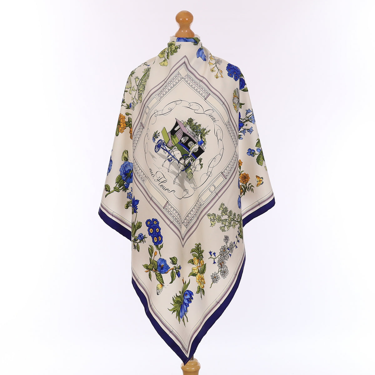 Quai aux Fleurs Hermès Silk Scarf