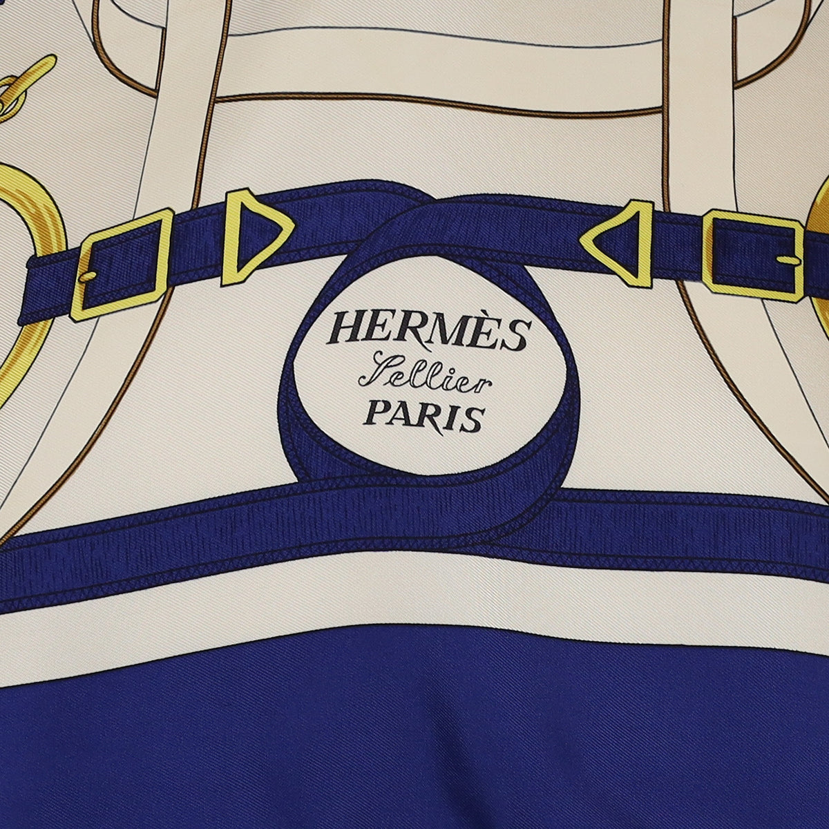 Hermès Eperon d'Or Silk Scarf