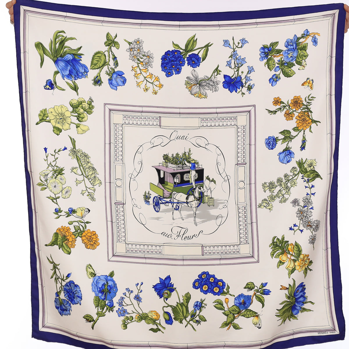 Quai aux Fleurs Hermès Silk Scarf