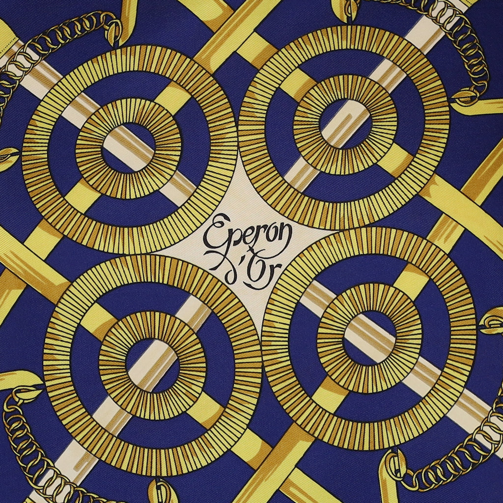 Hermès Eperon d'Or Silk Scarf