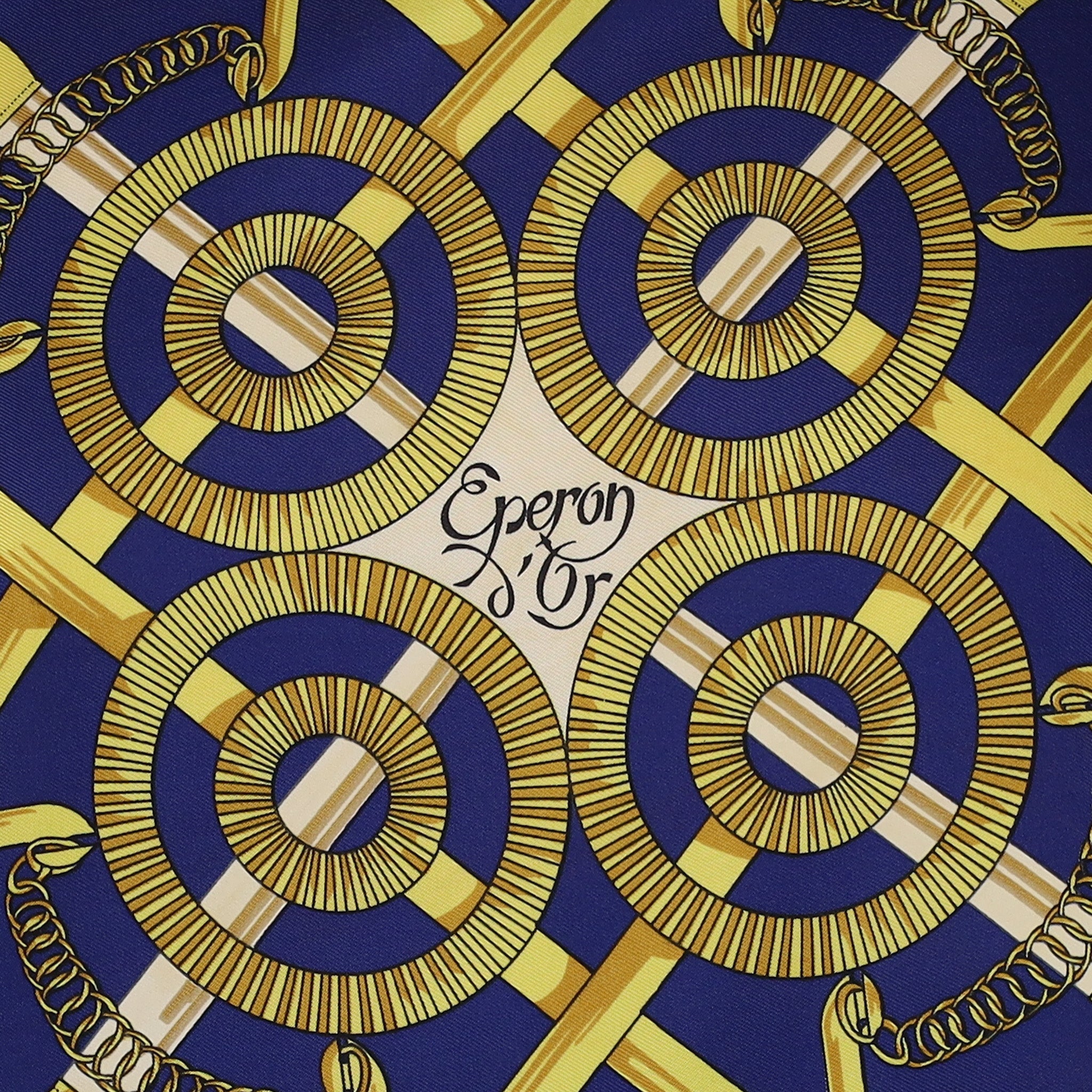 Hermès Eperon d'Or Silk Scarf