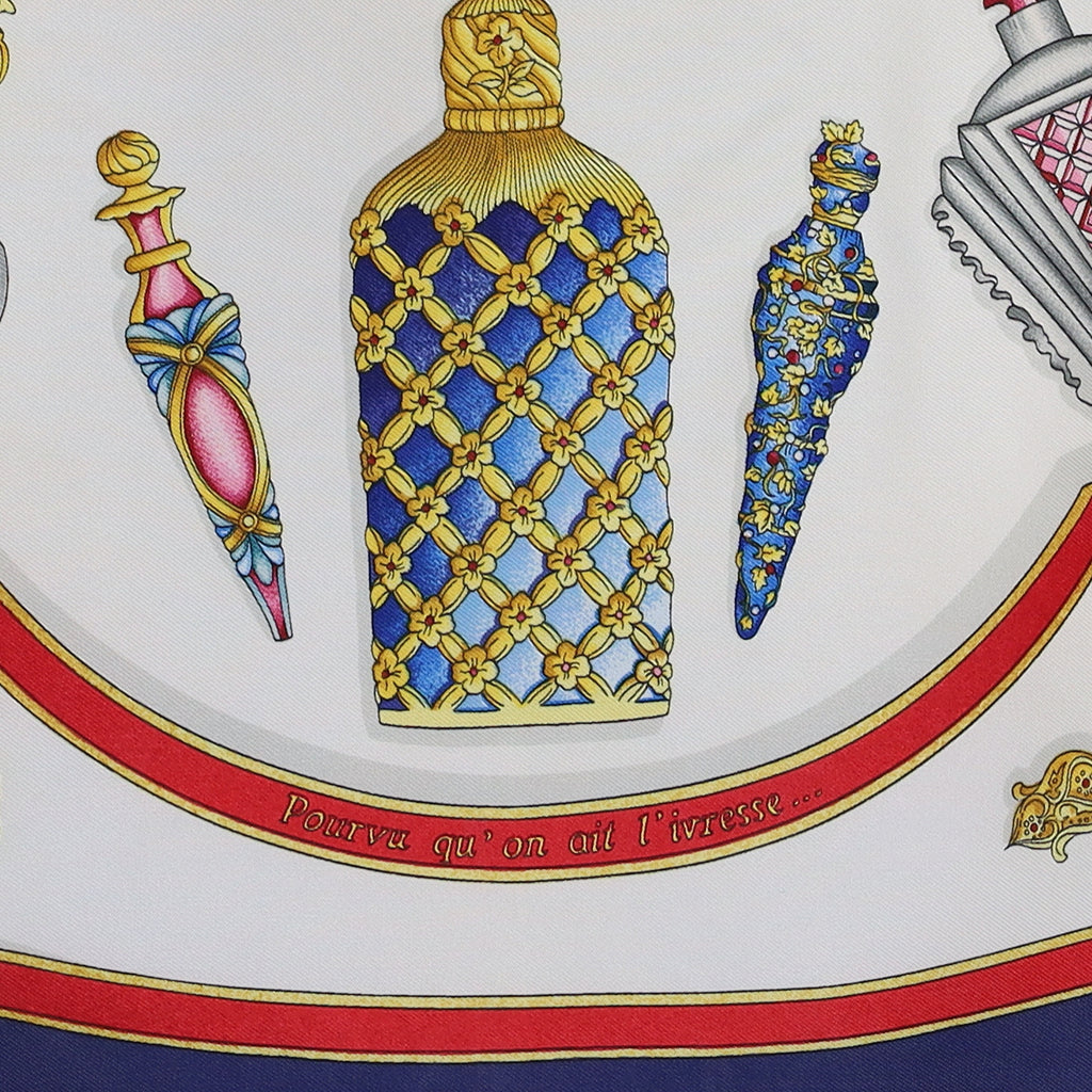 Hermès Qu Importe Le Flacon Silk Scarf