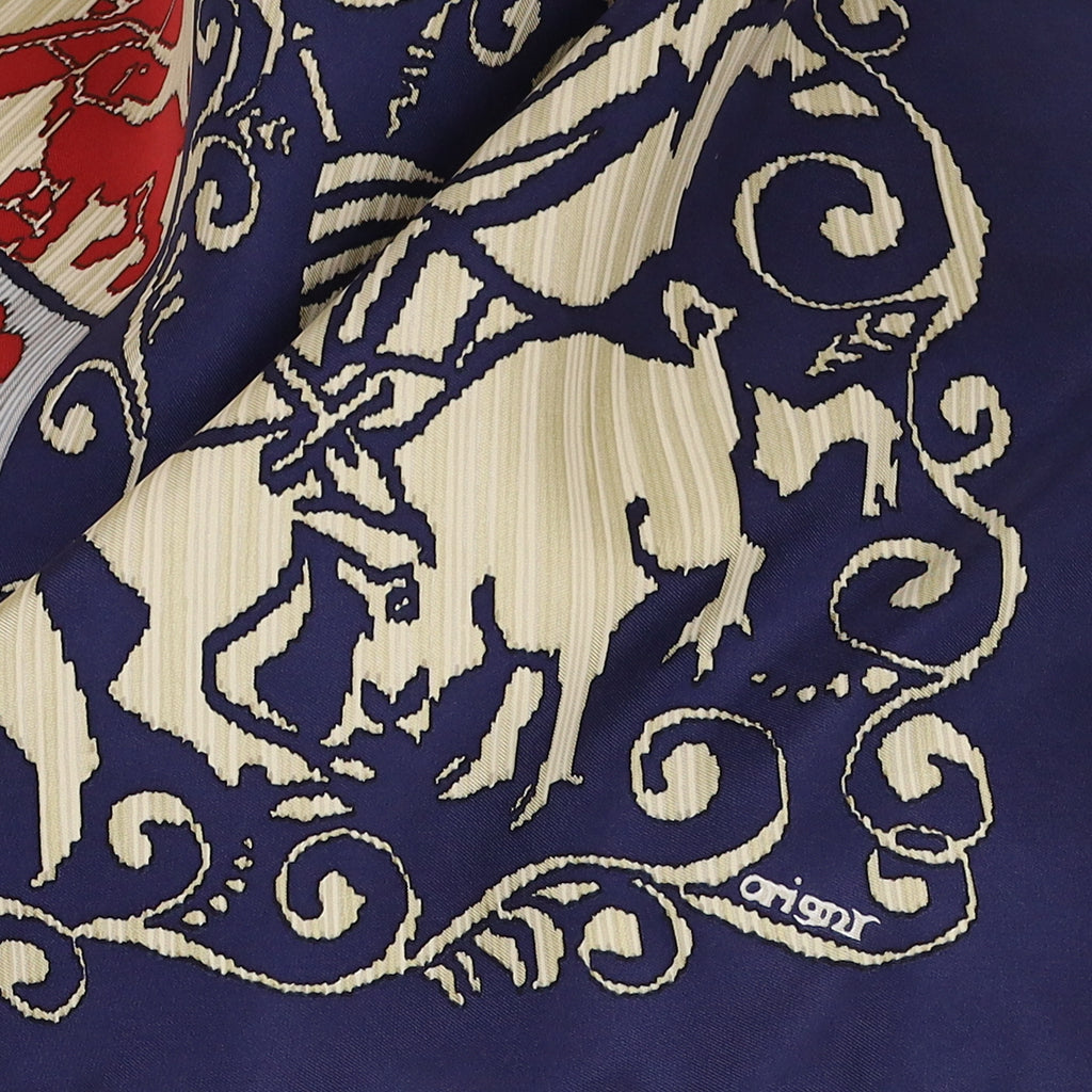 Hermès Hourvari Silk Scarf
