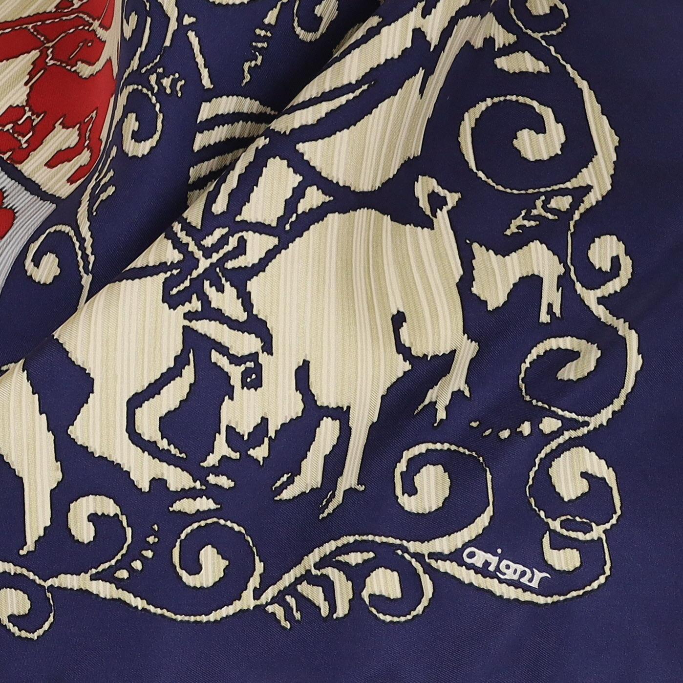 Hermès Hourvari Silk Scarf