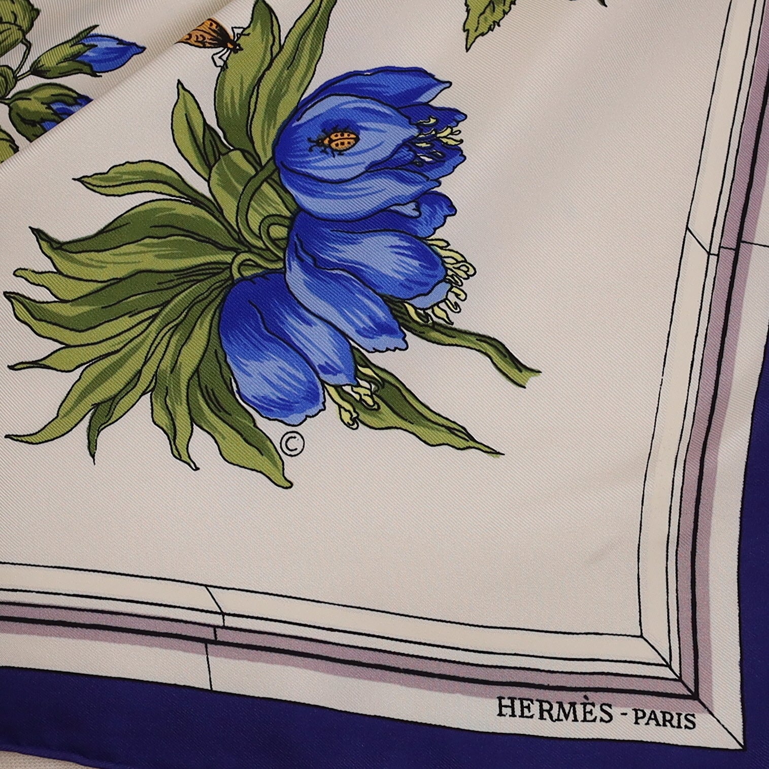 Quai aux Fleurs Hermès Silk Scarf