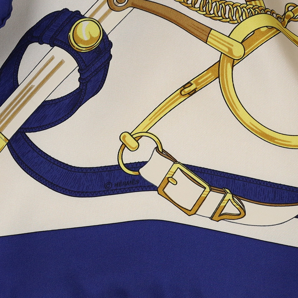 Hermès Eperon d'Or Silk Scarf
