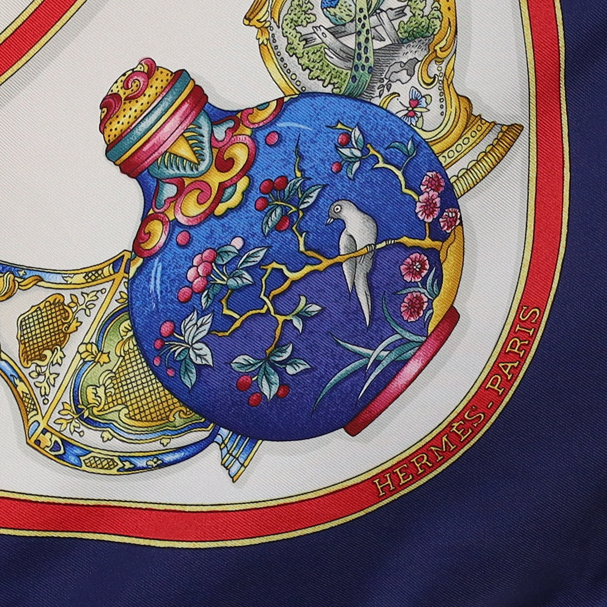 Hermès Qu Importe Le Flacon Silk Scarf