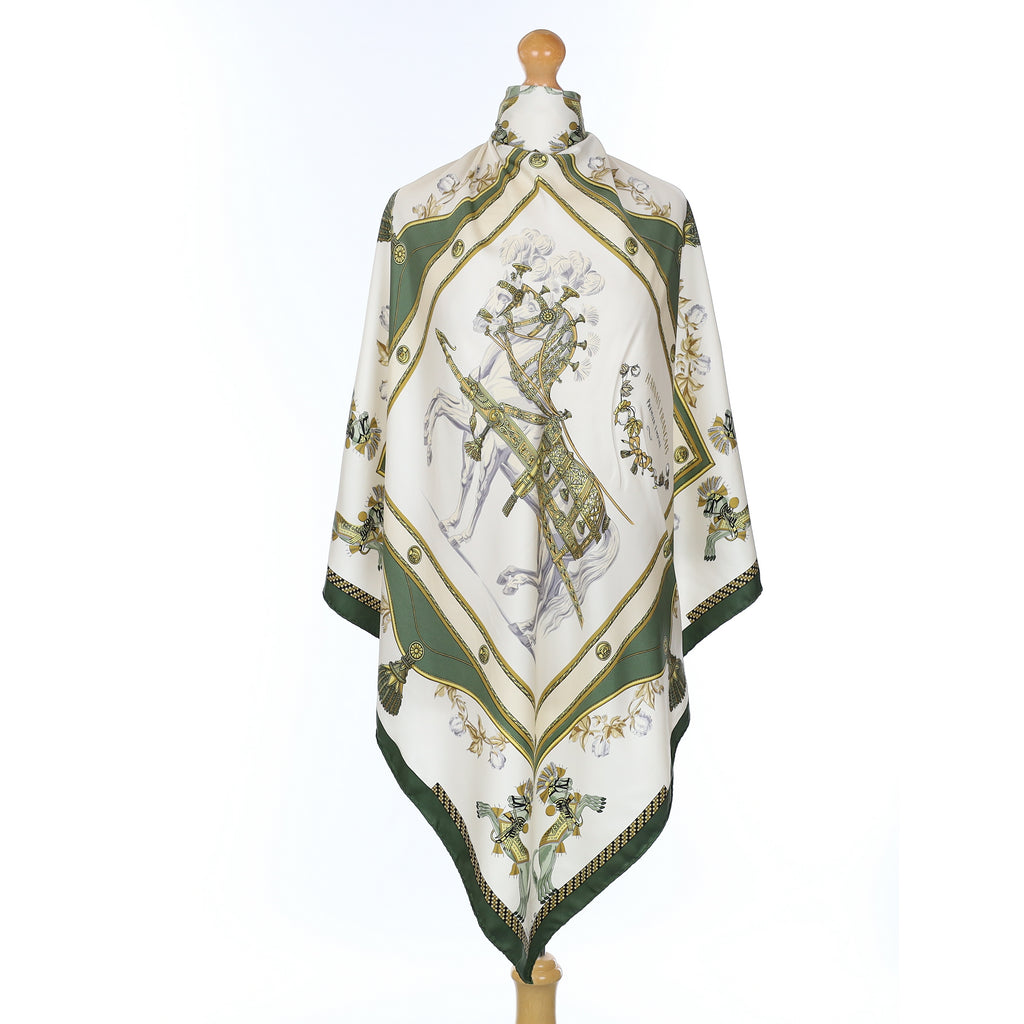 Hermès Harnais Français Silk Scarf