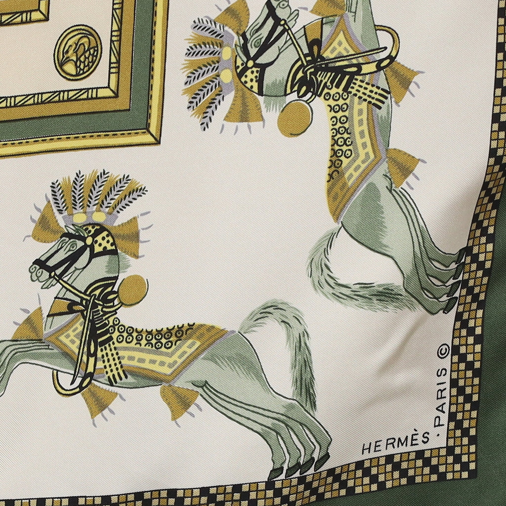 Hermès Harnais Français Silk Scarf