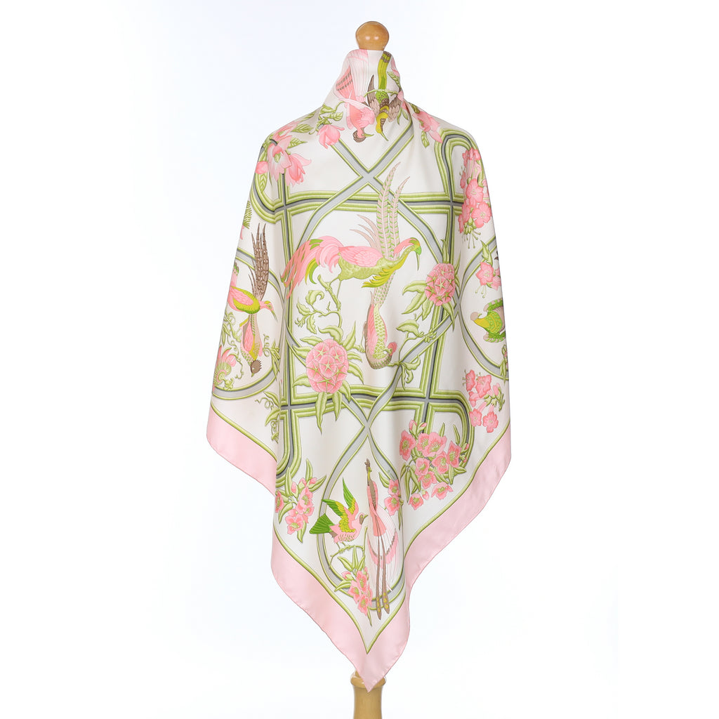 Hermès Caraibes Silk Scarf