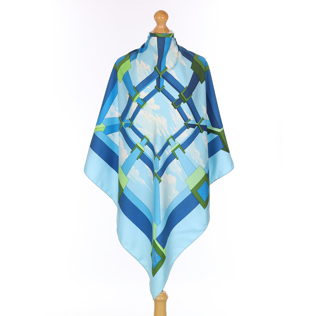 Hermès Perspective Silk Scarf