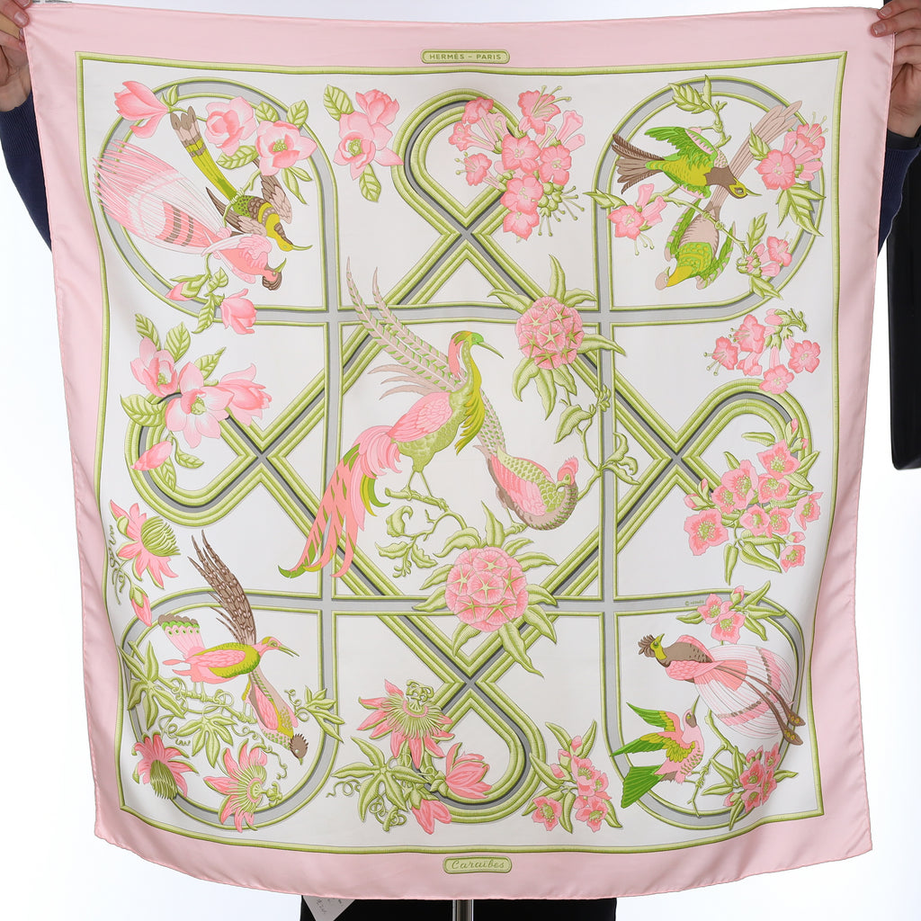 Hermès Caraibes Silk Scarf