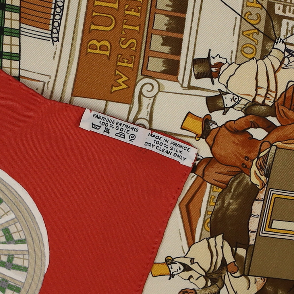 L'Hiver en Poste Hermès Silk Scarf