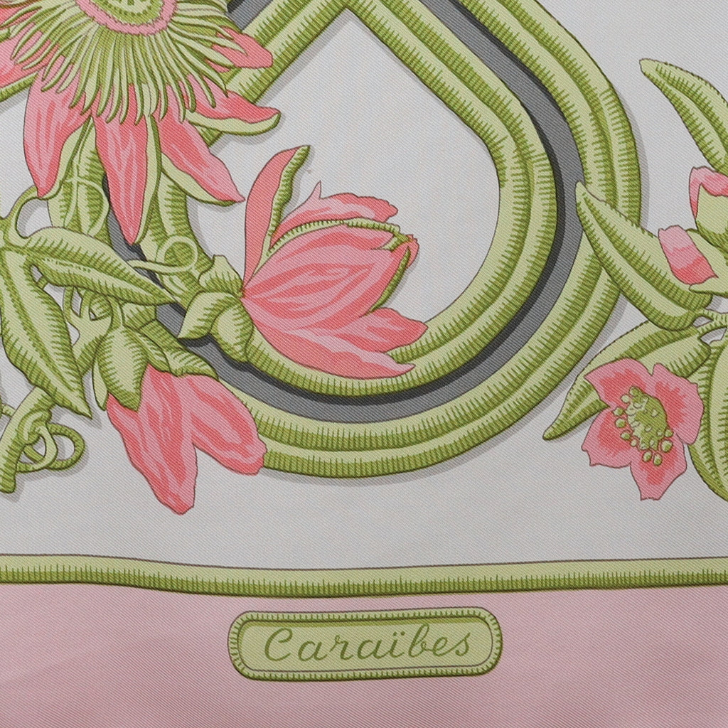 Hermès Caraibes Silk Scarf