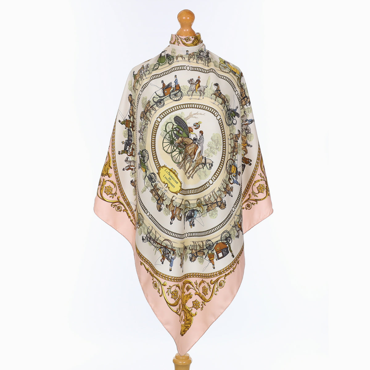 Hermès La Promenade de Longchamps Silk Scarf