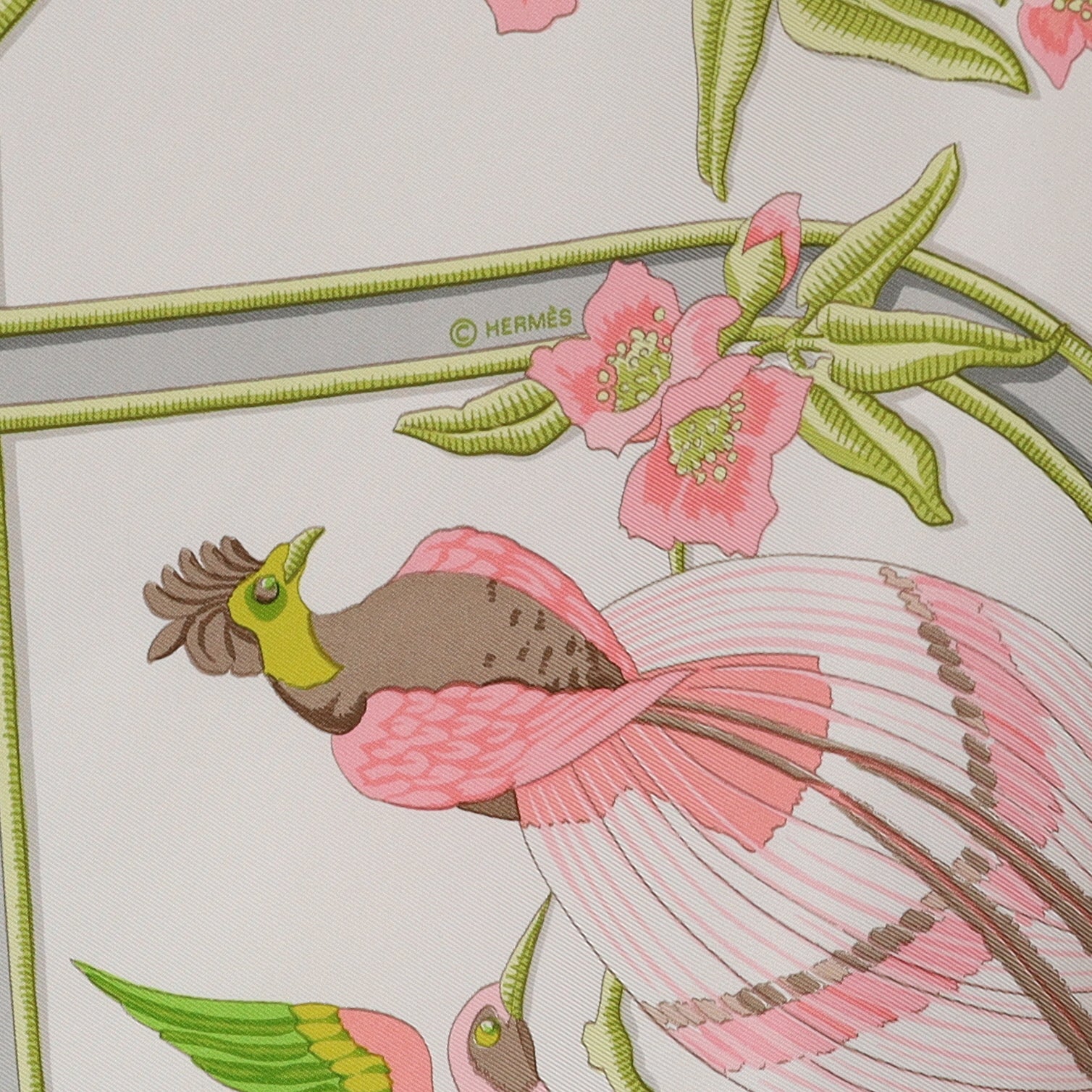 Hermès Caraibes Silk Scarf