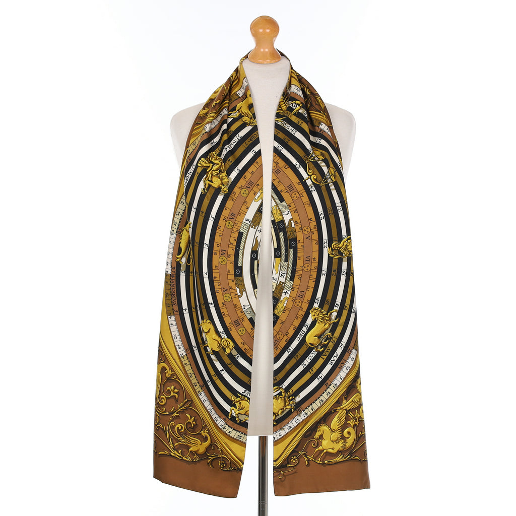 Hermès Dies et Hore Silk Opera Scarf