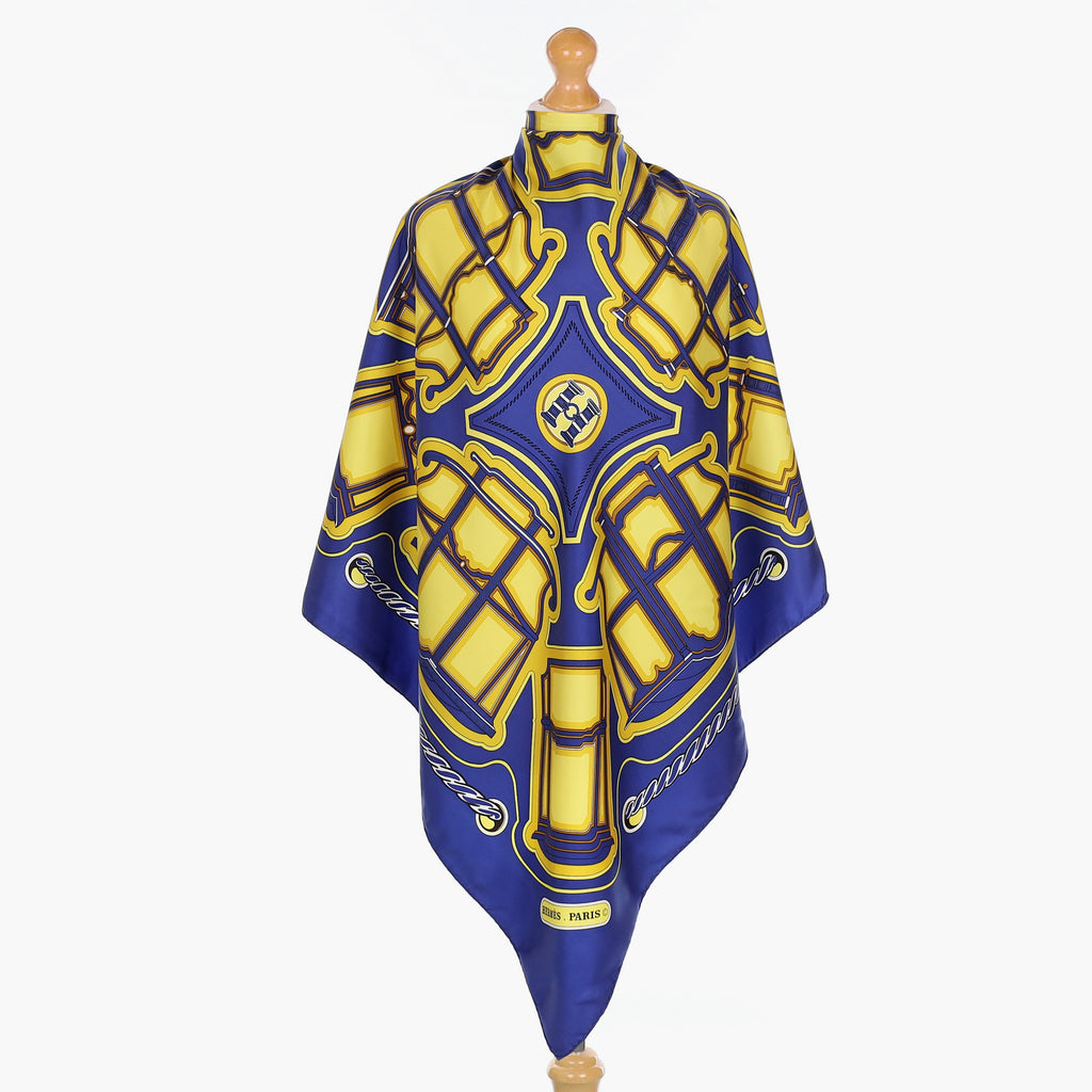 Hermès Les Berlines Vintage Silk Scarf