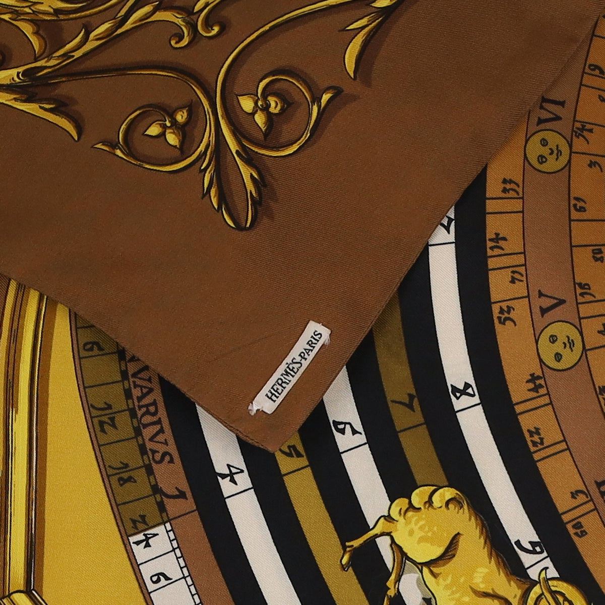 Hermès Dies et Hore Silk Opera Scarf