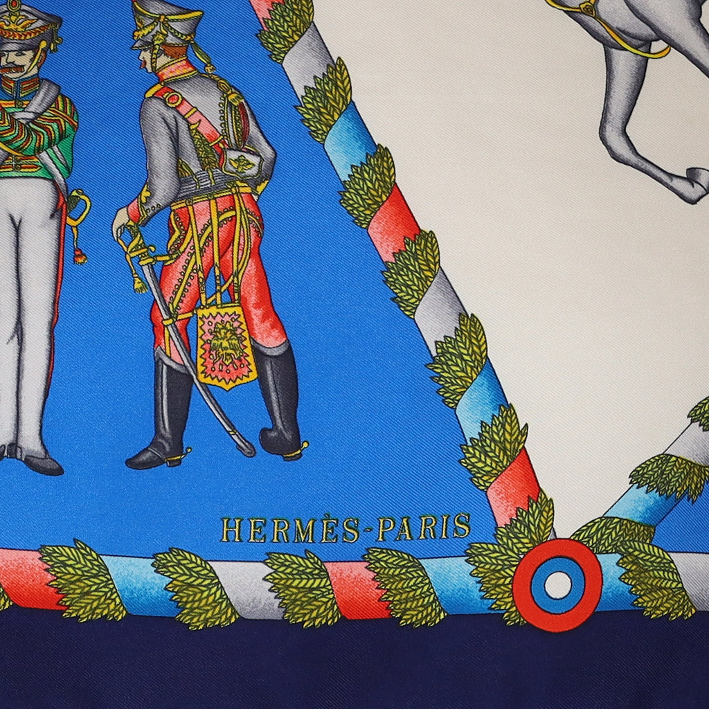 Hermès L'Armée Impériale Russe Silk Scarf