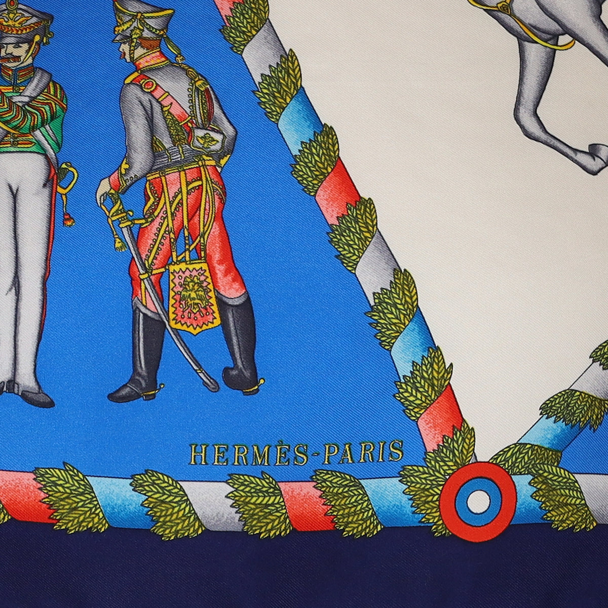Hermès L'Armée Impériale Russe Silk Scarf