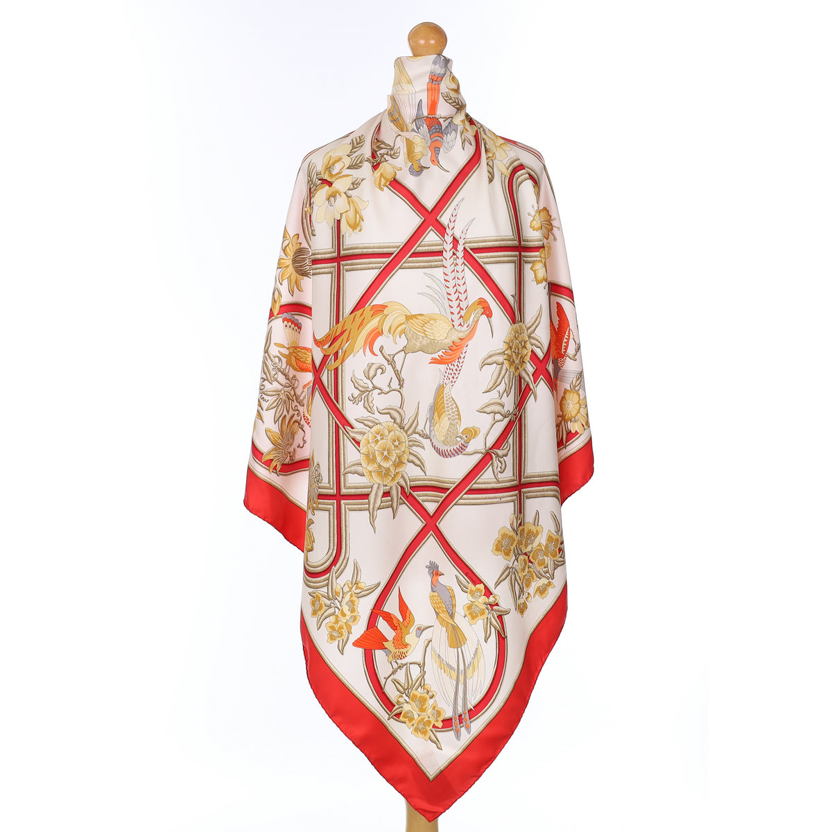 Hermès Caraibes Silk Scarf