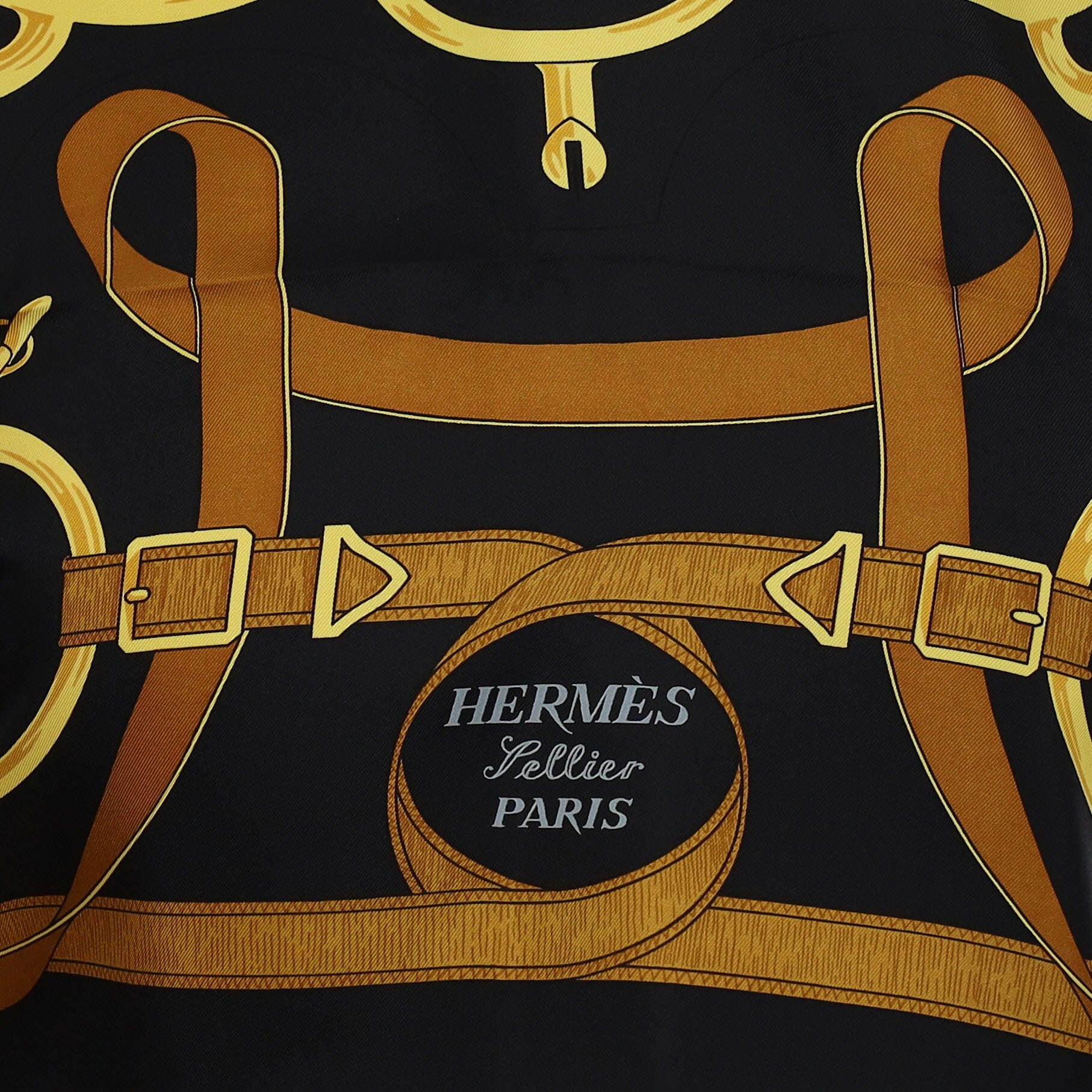 Pristine Boxed Hermès Eperon d'Or Silk Scarf