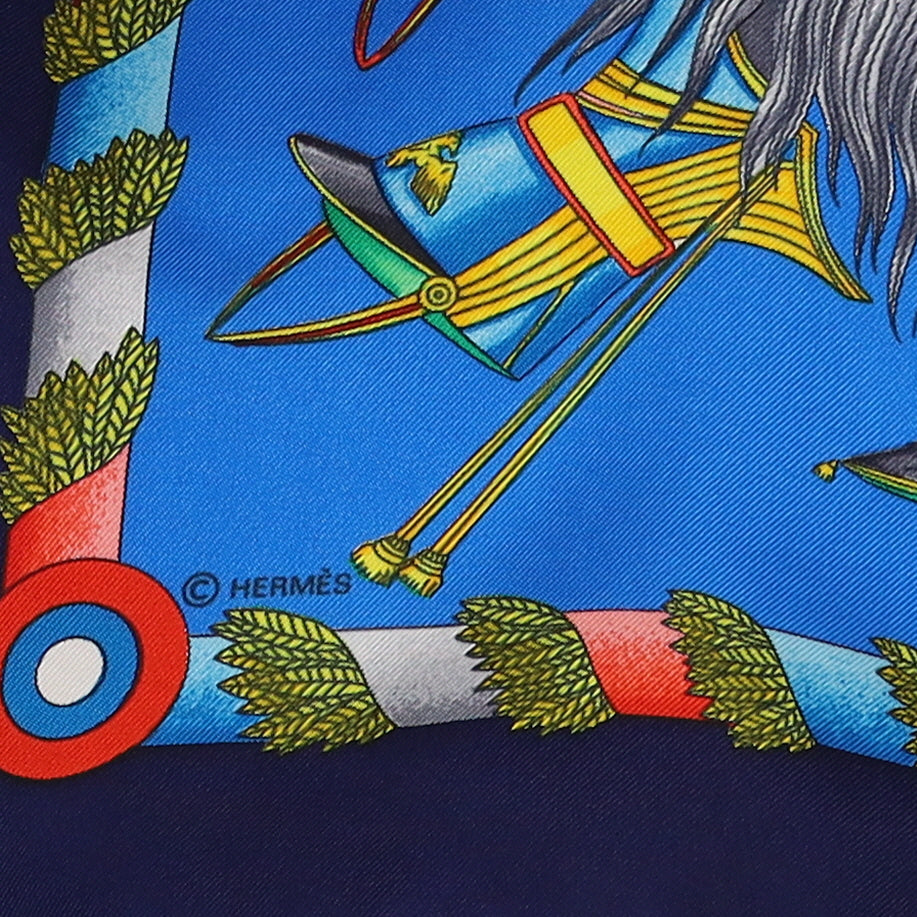 Hermès L'Armée Impériale Russe Silk Scarf