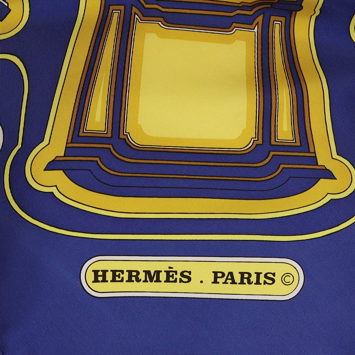 Hermès Les Berlines Vintage Silk Scarf