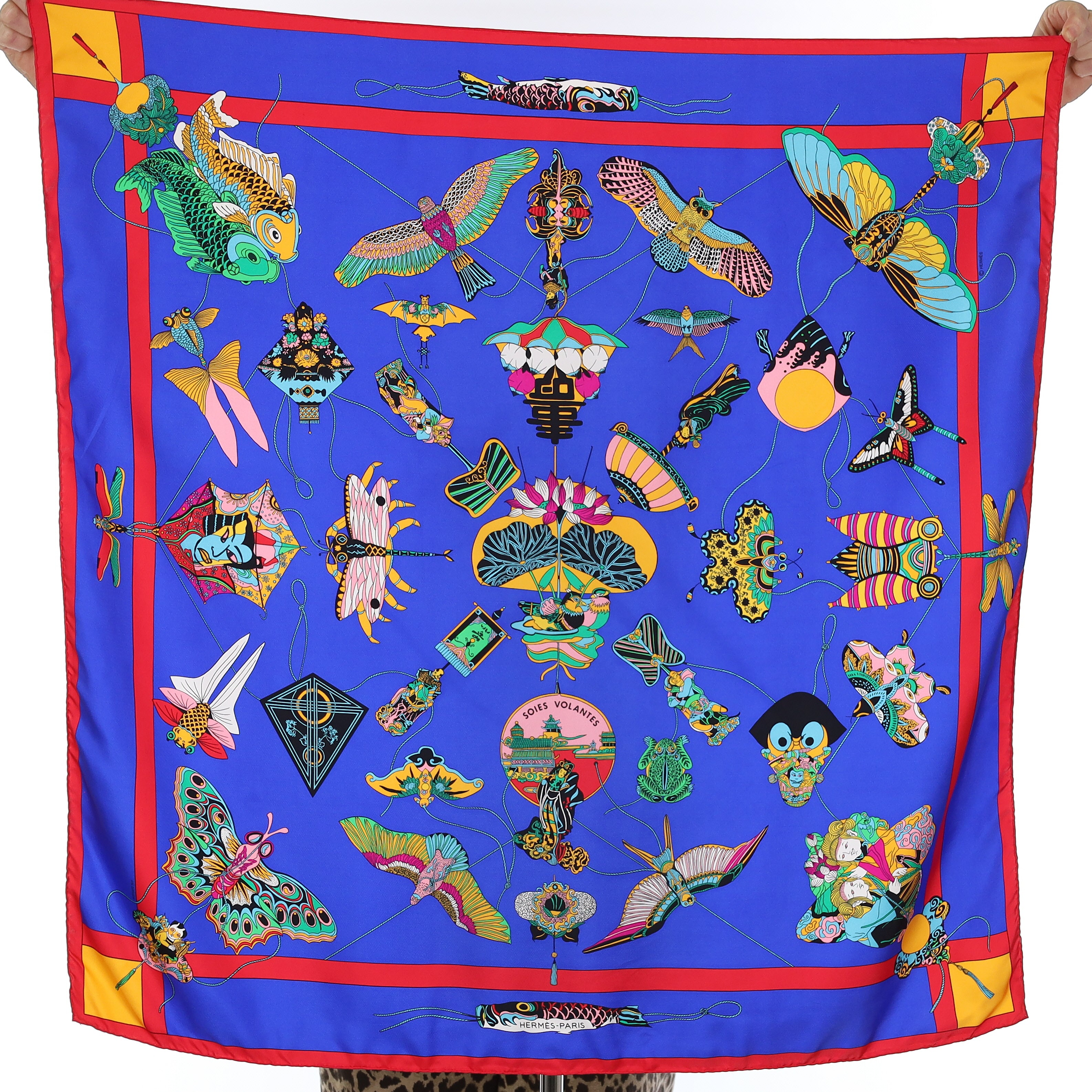 Hermès Soies Volantes Silk Scarf