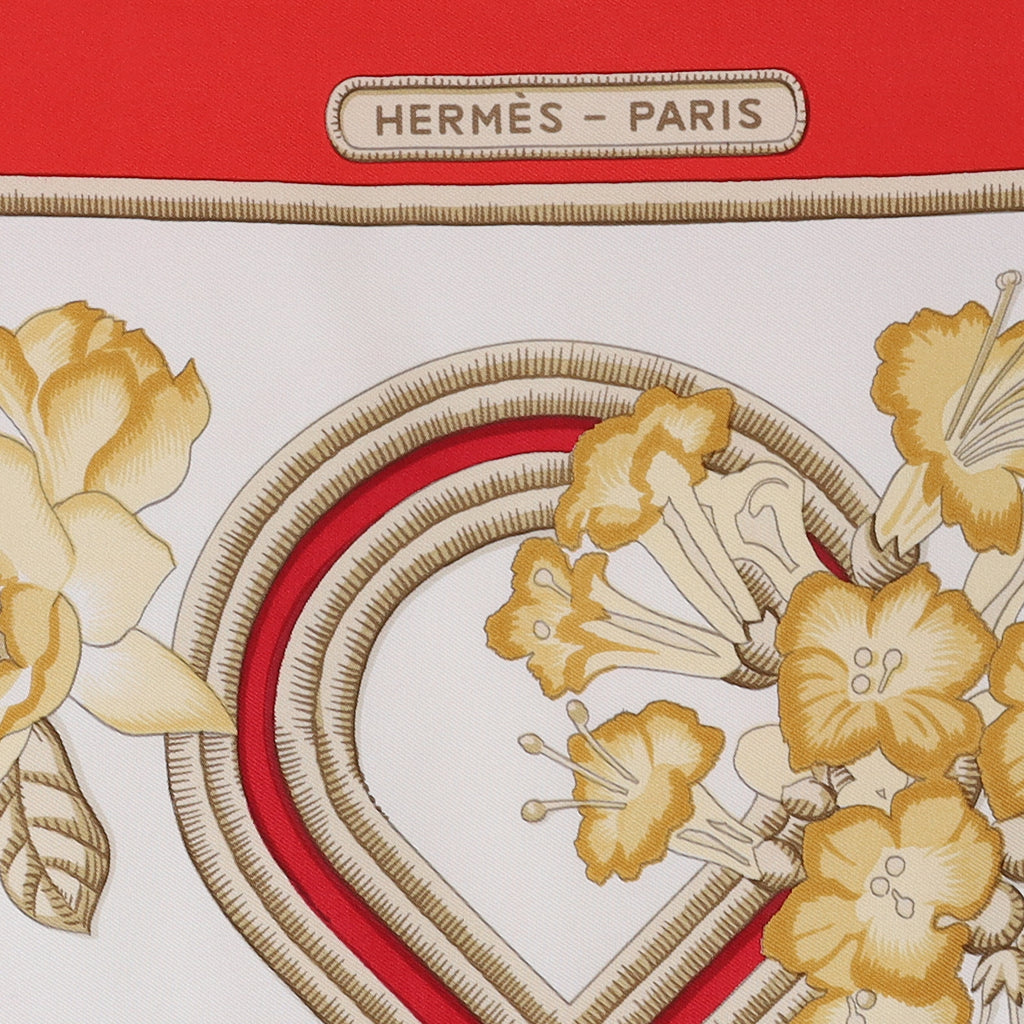 Hermès Caraibes Silk Scarf