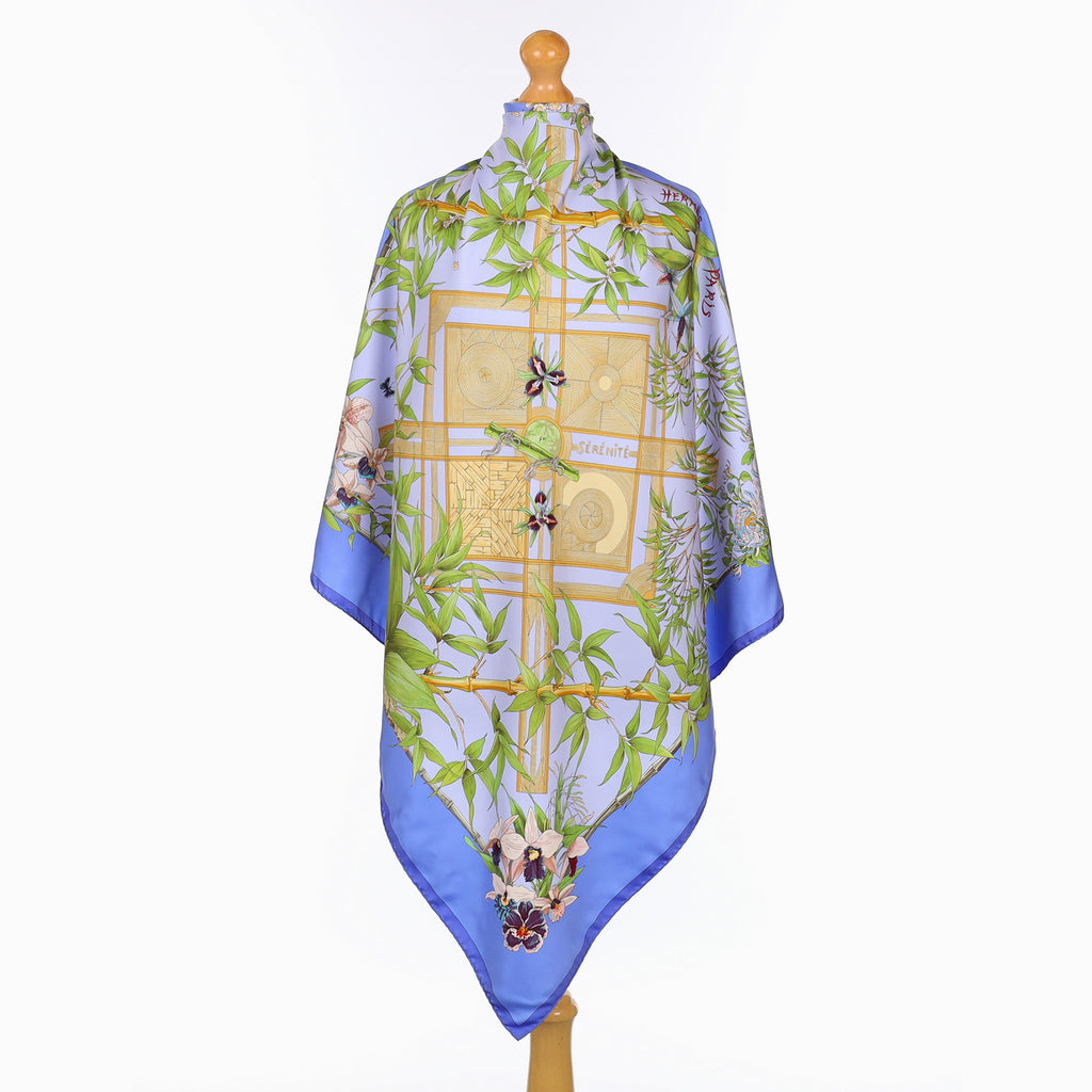 Hermès Sérénité Silk Scarf Quite Rare