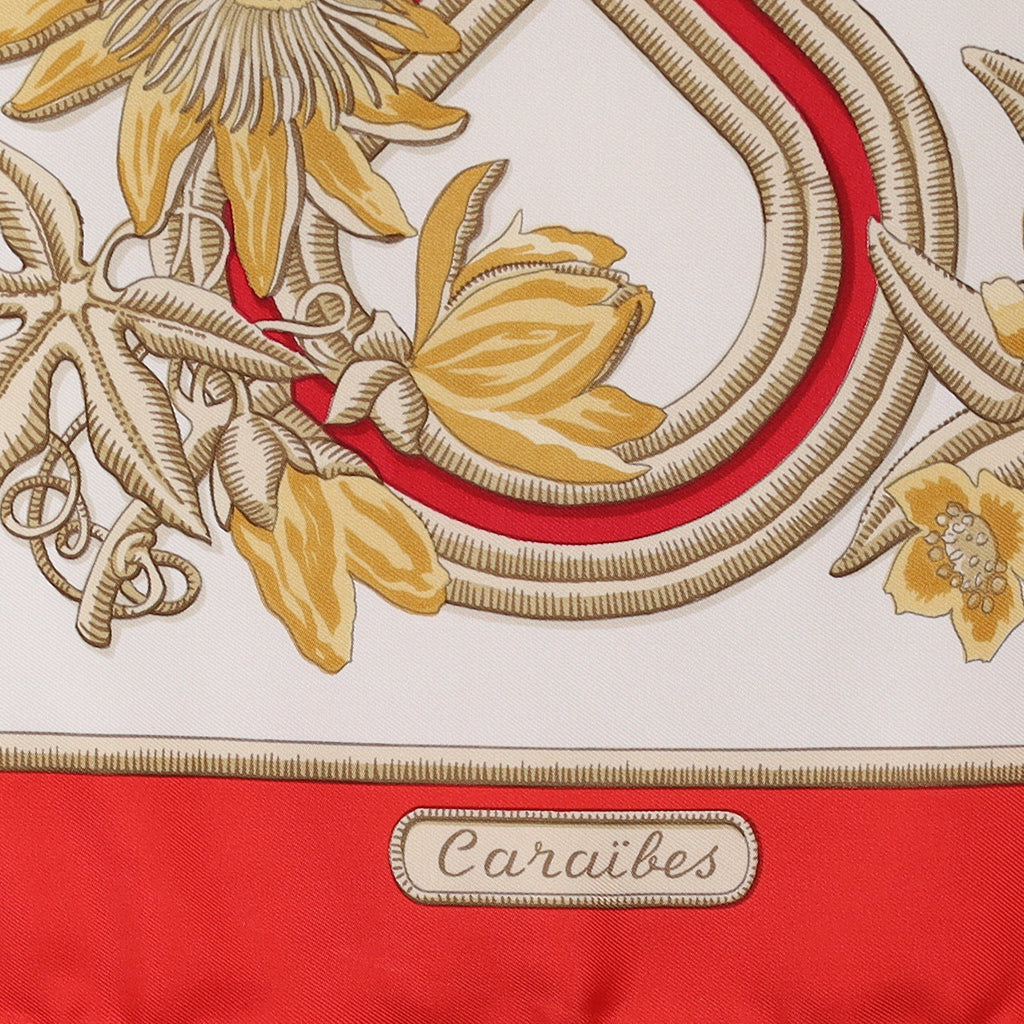 Hermès Caraibes Silk Scarf