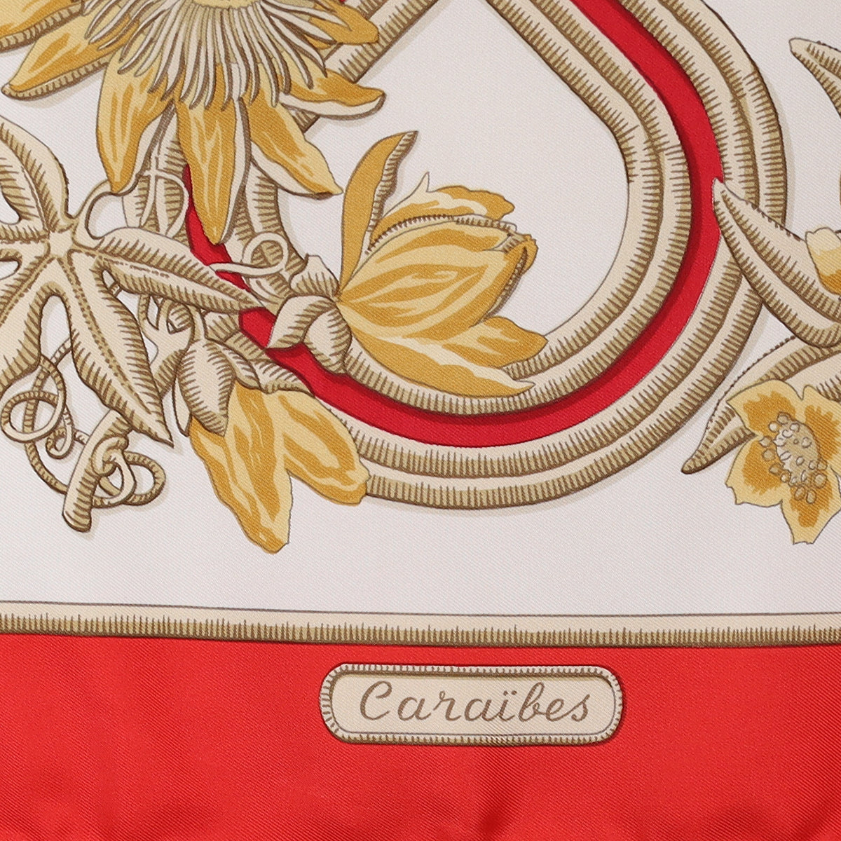 Hermès Caraibes Silk Scarf