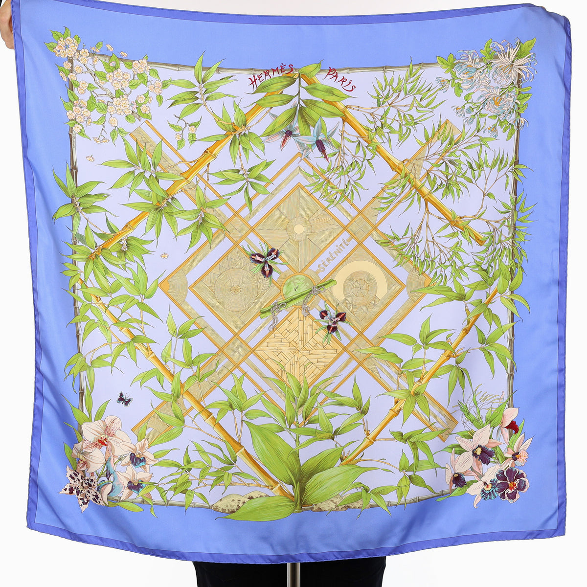 Hermès Sérénité Silk Scarf Quite Rare