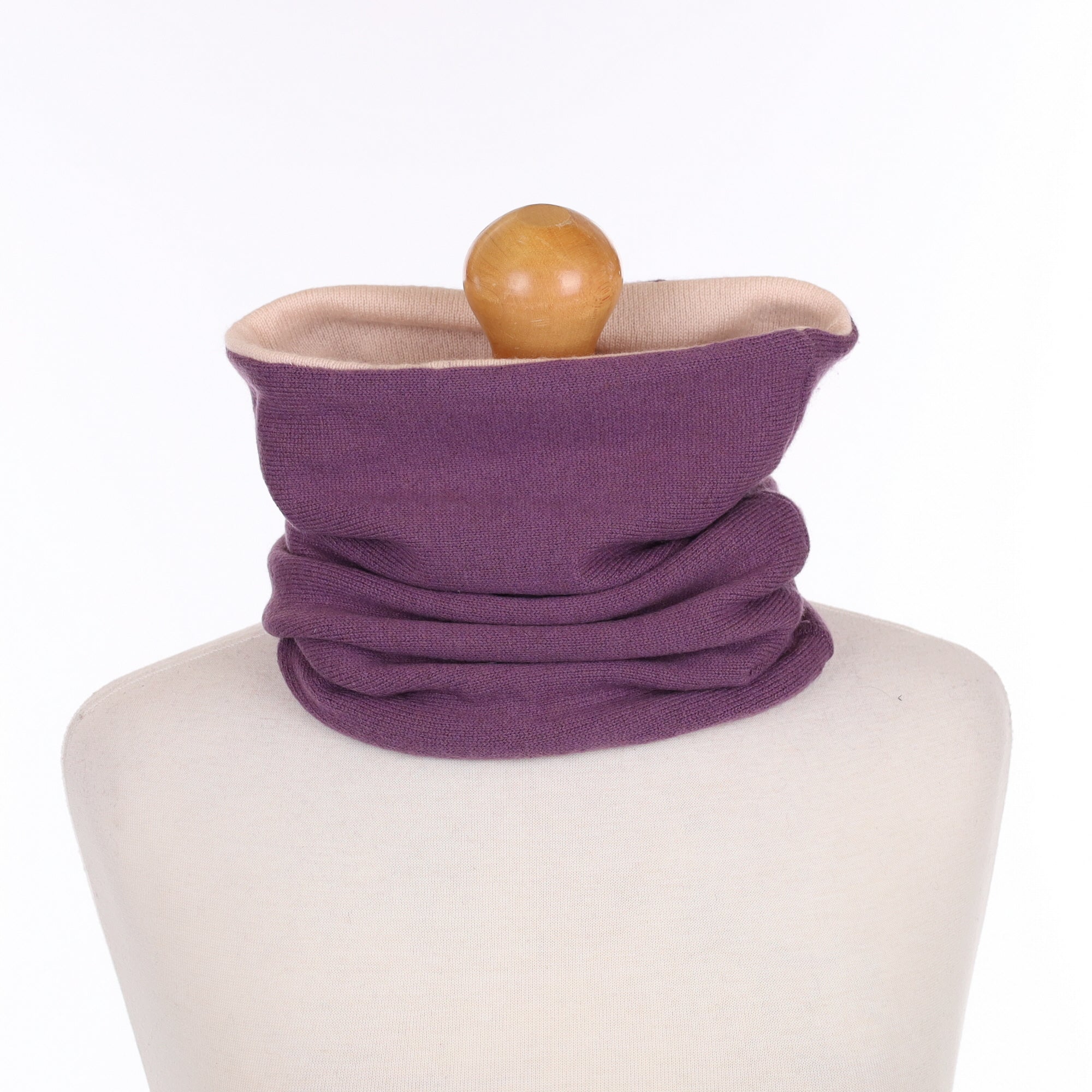 Purple and Pink Luxury Double Layered Snood