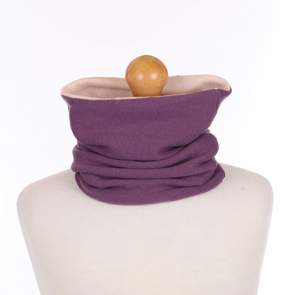 Purple and Pink Luxury Double Layered Snood