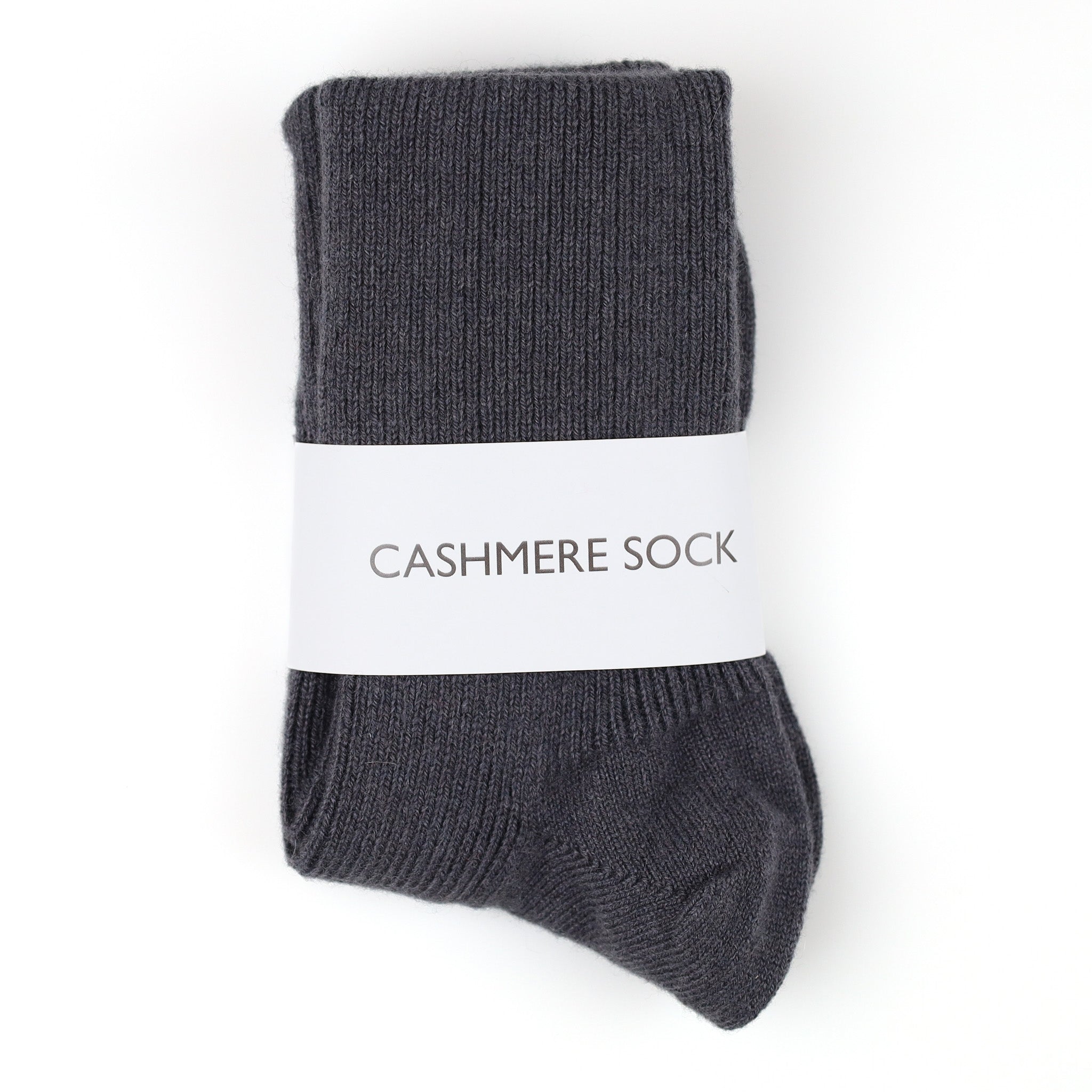 Brand New Scottish Graphite Grey Ladies Cashmere Every Day Socks