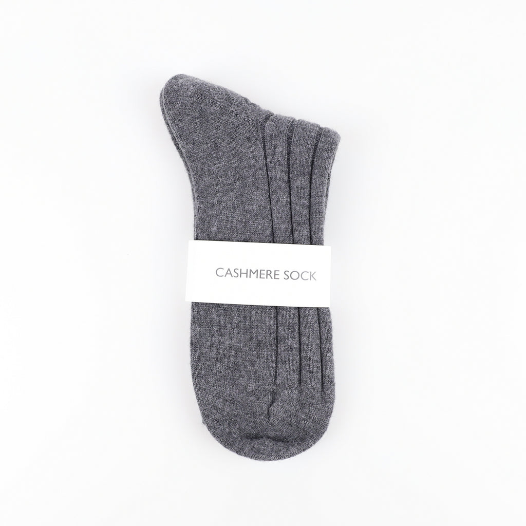 Men’s Brand New Scottish Slate Grey Cashmere Every Day Socks UK 7-9