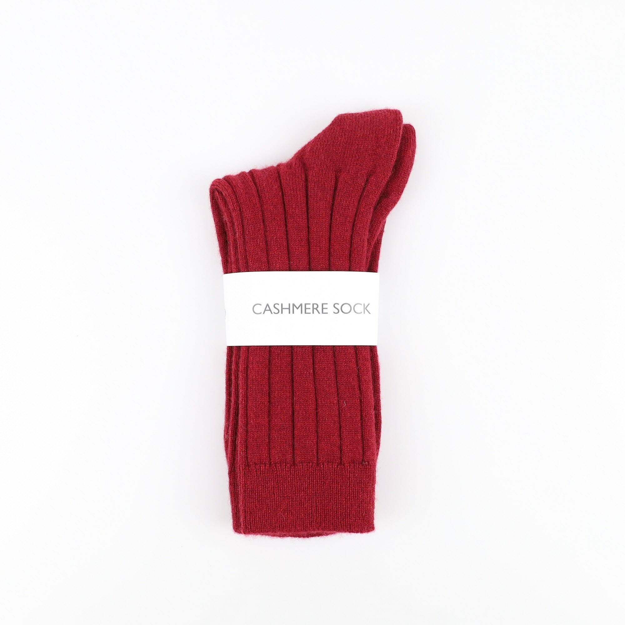 Men’s Brand New Scottish Burgundy Cashmere Every Day Socks UK 7-9