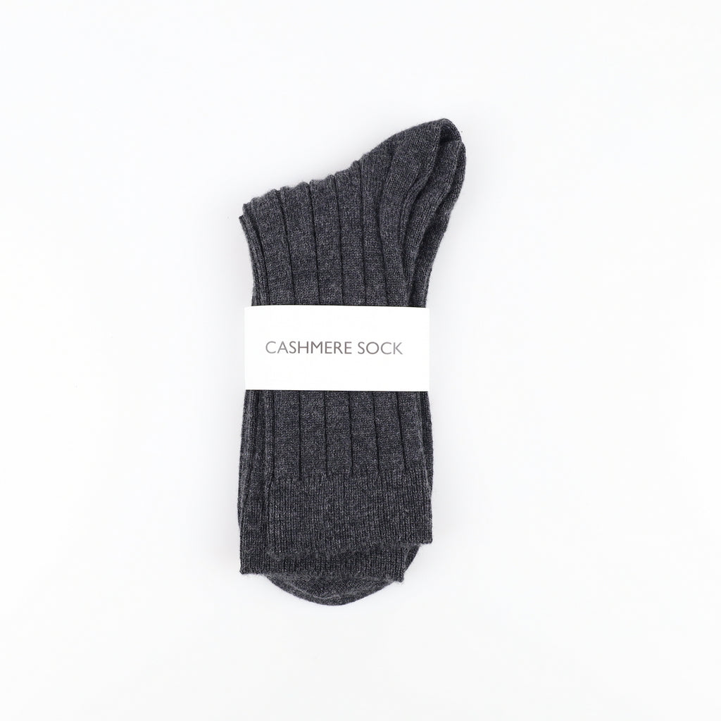Men’s Brand New Scottish Carbon Grey Cashmere Every Day Socks UK 7-9