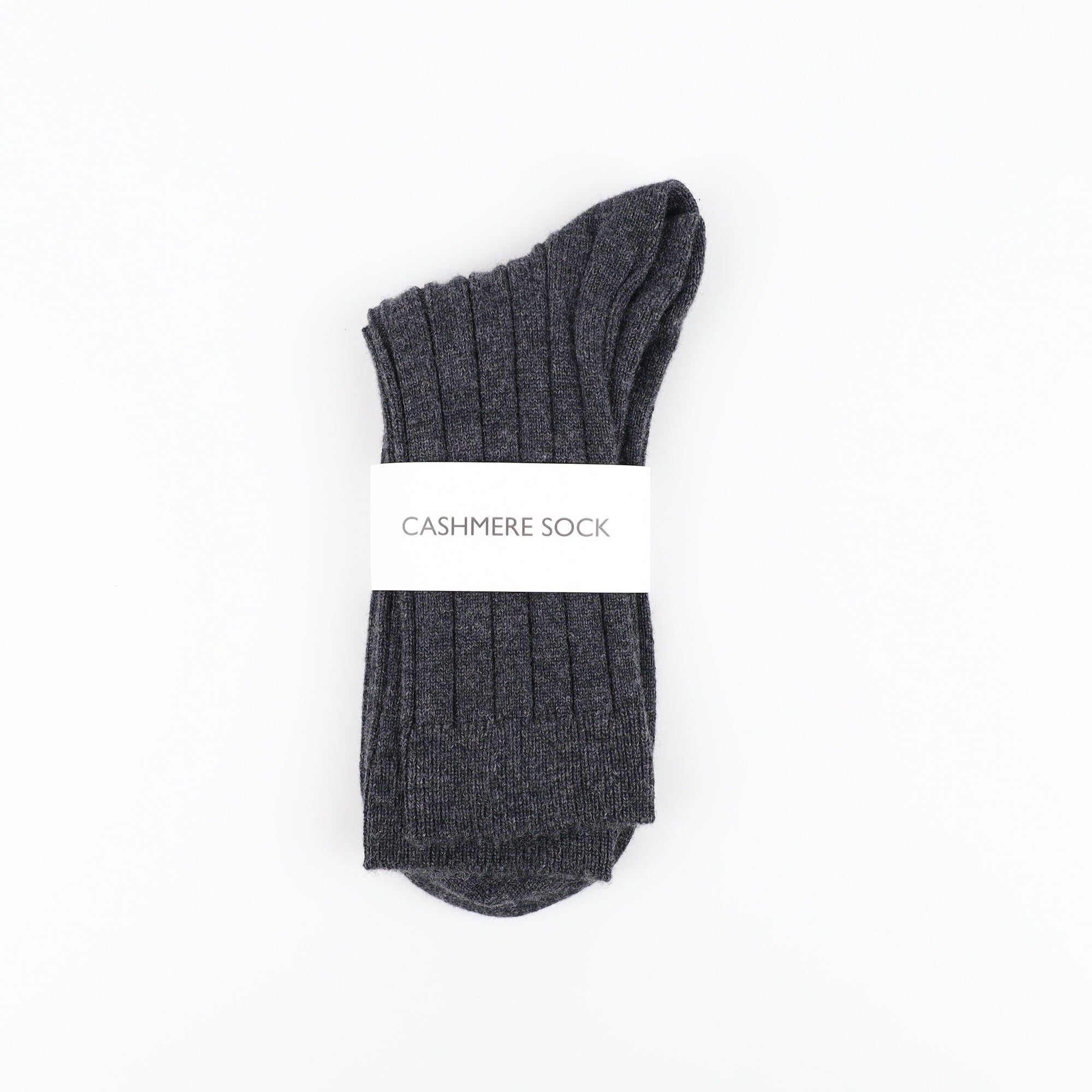 Men’s Brand New Scottish Carbon Grey Cashmere Every Day Socks UK 7-9