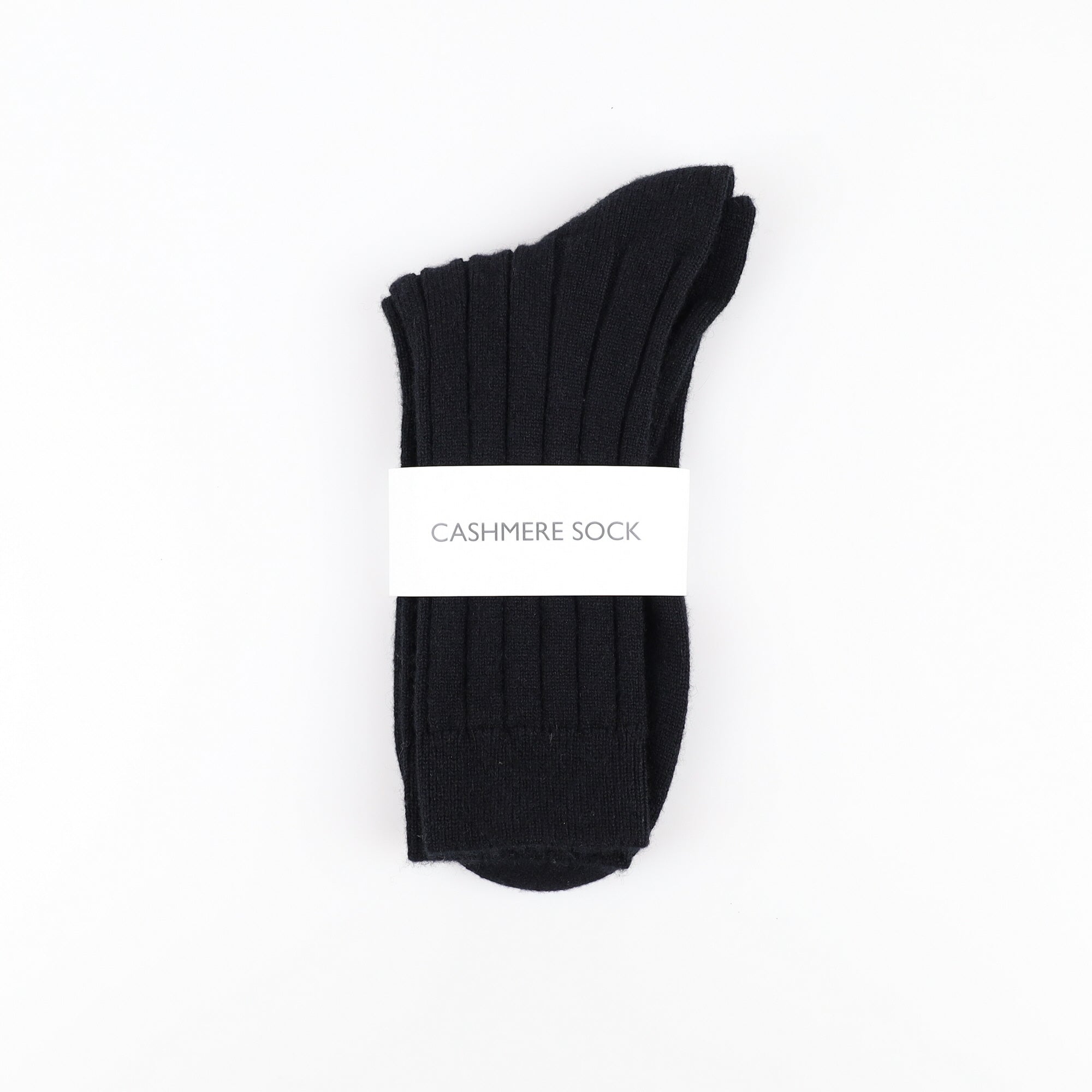 Men’s Brand New Scottish Black Cashmere Every Day Socks UK 7-9