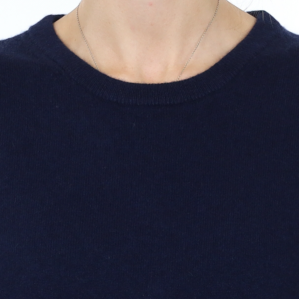 Brand New Navy Cashmere Crew Neck T-Shirt Extra Small UK 6-8