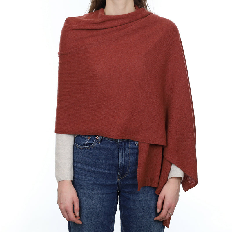 Brand New Paprika Recycled Cashmere Wrap